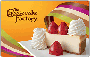 Cheesecake Factory sell online gift cards instantly