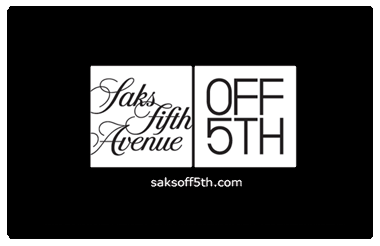 Saks Fifth Avenue sell online gift cards instantly